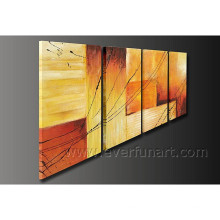 Pintura a óleo decorativa abstrata moderna